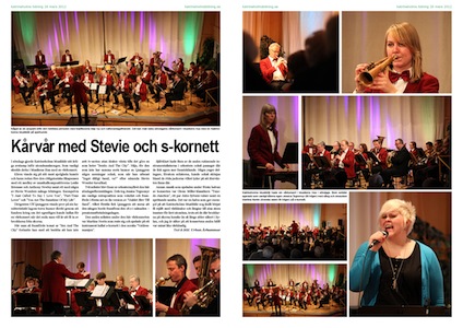 Musikkårens vårkonsert, Katrineholms Tidning 2013