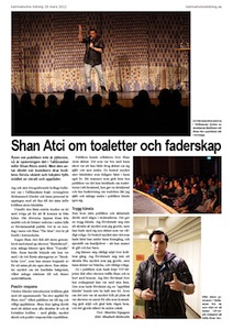 Shan Atci i Tallåsaulan, Katrineholms Tidning 2013