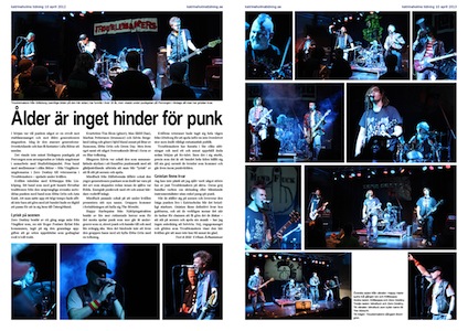 Punkgala på Perrongen, Katrineholms Tidning 2013