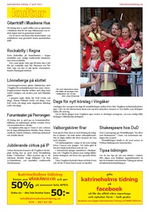 Kulturnyheter, Katrineholms Tidning 2013