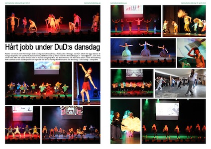 DuD:s dansgala, Tallåsaulan, Katrineholms Tidning 2013