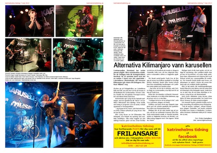 Livekarusellen, Perrongen, Katrineholms Tidning 2013