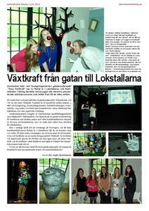Duveholmsesteternas vernissage på Perrongen, Katrineholms Tidning 2013