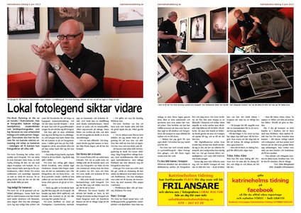 Per-Arne Rynning, Katrineholms Tidning 2013