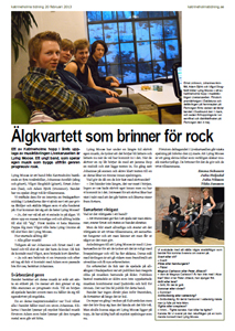Lying Moose, Katrineholms Tidning 2013